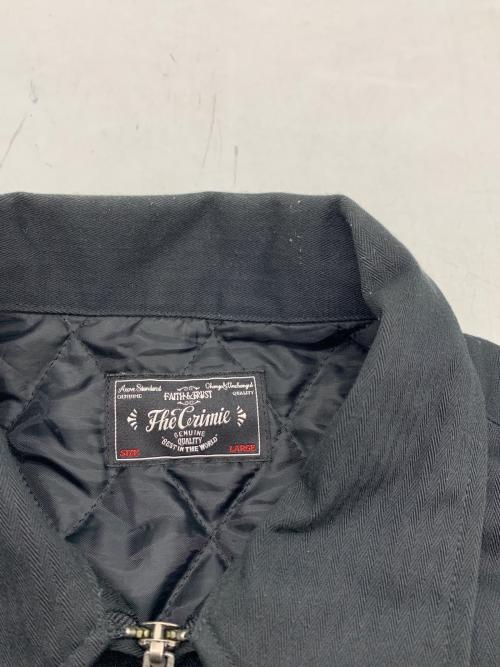 THE CRIMIE（ザ クライミー）THE CRIMIE (ザ クライミー) ジップジャケット ブラック サイズ:Lの古着・服飾アイテム