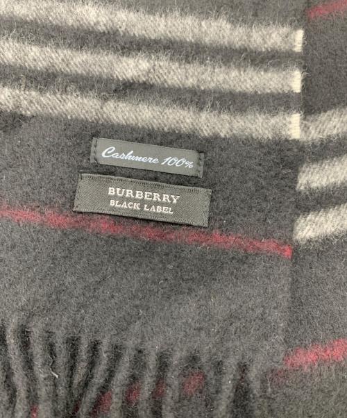 BURBERRY BLACK LABEL（バーバリーブラックレーベル）BURBERRY BLACK LABEL (バーバリーブラックレーベル) カシミヤマフラーの古着・服飾アイテム