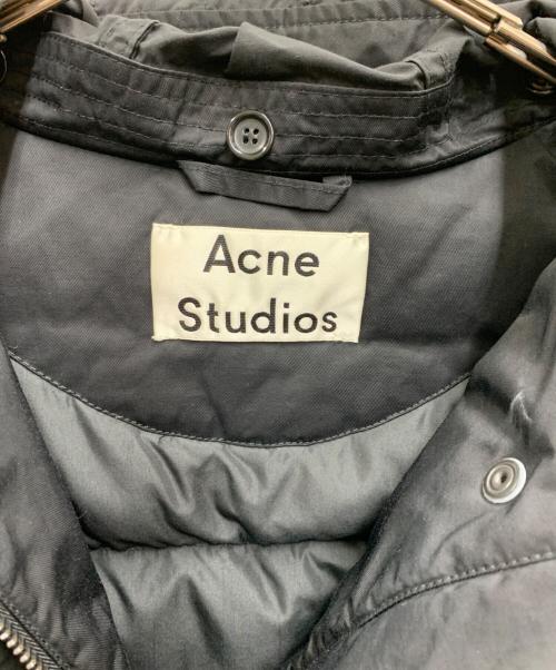Acne studios（アクネ ストゥディオス）ACNE STUDIOS (アクネ ストゥディオス) 中綿ジャケット ブラック サイズ:36の古着・服飾アイテム