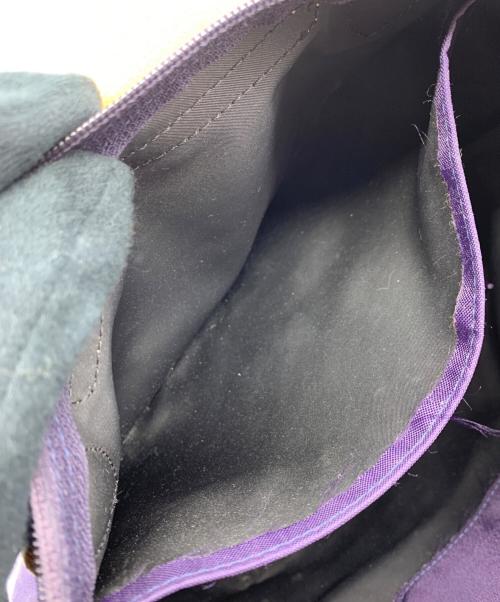 LONGCHAMP（ロンシャン）LONGCHAMP (ロンシャン) ハンドバッグ ネイビー×ブラウンの古着・服飾アイテム