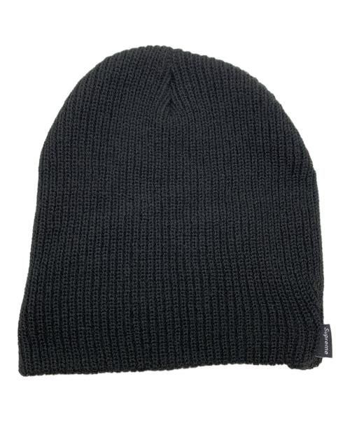 SUPREME（シュプリーム）SUPREME (シュプリーム) ニット帽 ブラックの古着・服飾アイテム