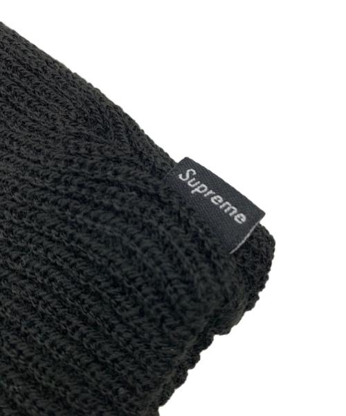 SUPREME（シュプリーム）SUPREME (シュプリーム) ニット帽 ブラックの古着・服飾アイテム