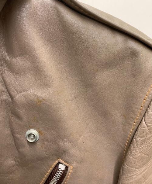 Schott（ショット）Schott (ショット) レザージャケット ブラウン サイズ:40の古着・服飾アイテム