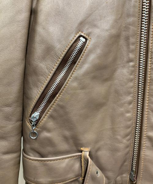 Schott（ショット）Schott (ショット) レザージャケット ブラウン サイズ:40の古着・服飾アイテム