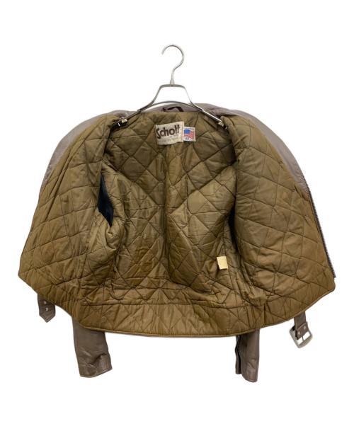 Schott（ショット）Schott (ショット) レザージャケット ブラウン サイズ:40の古着・服飾アイテム