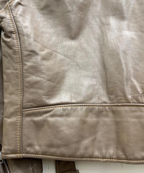 Schott（ショット）Schott (ショット) レザージャケット ブラウン サイズ:40の古着・服飾アイテム