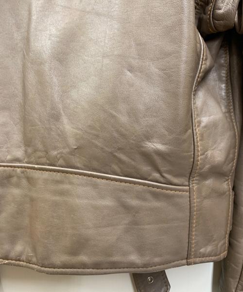 Schott（ショット）Schott (ショット) レザージャケット ブラウン サイズ:40の古着・服飾アイテム