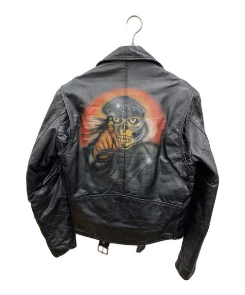 PRIME PARTS（プライムパーツ）PRIME PARTS (プライムパーツ) レザージャケット ブラック サイズ:44の古着・服飾アイテム