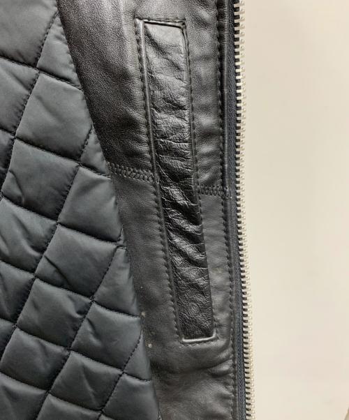 PRIME PARTS（プライムパーツ）PRIME PARTS (プライムパーツ) レザージャケット ブラック サイズ:44の古着・服飾アイテム