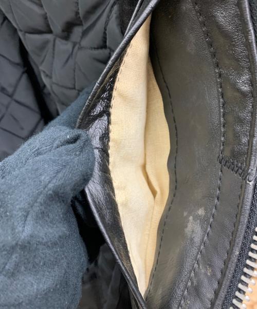 PRIME PARTS（プライムパーツ）PRIME PARTS (プライムパーツ) レザージャケット ブラック サイズ:44の古着・服飾アイテム