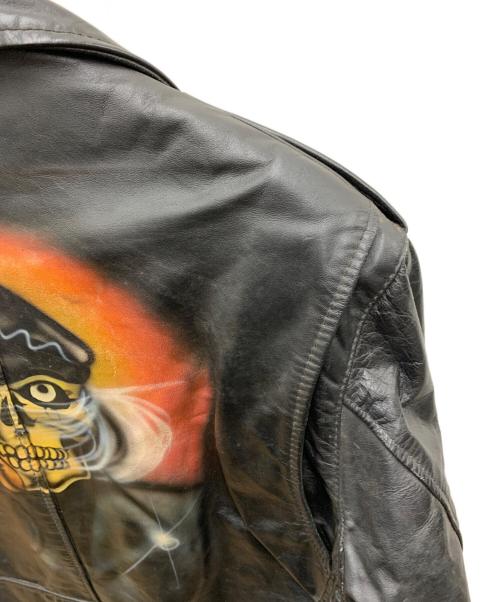 PRIME PARTS（プライムパーツ）PRIME PARTS (プライムパーツ) レザージャケット ブラック サイズ:44の古着・服飾アイテム