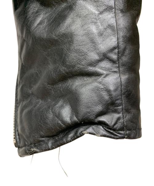 PRIME PARTS（プライムパーツ）PRIME PARTS (プライムパーツ) レザージャケット ブラック サイズ:44の古着・服飾アイテム