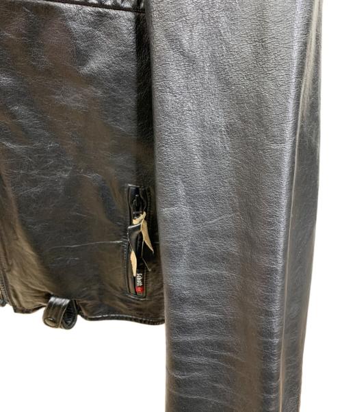 Schott（ショット）Schott (ショット) レザージャケット ブラック サイズ:Lの古着・服飾アイテム