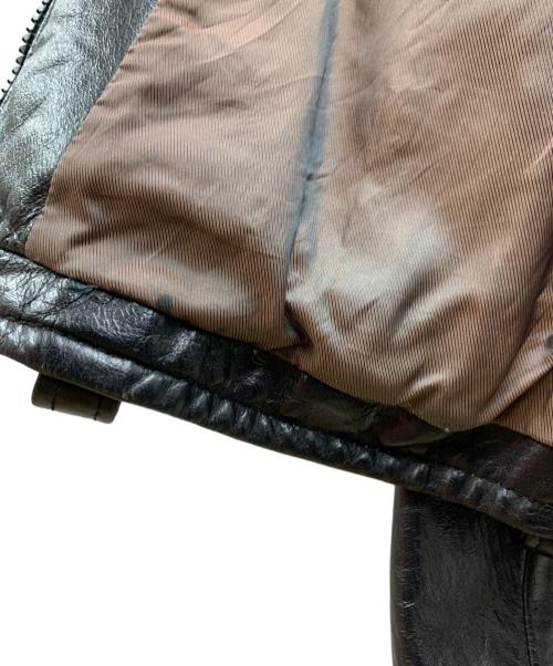 Schott（ショット）Schott (ショット) レザージャケット ブラック サイズ:Lの古着・服飾アイテム