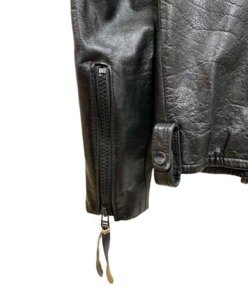 Schott（ショット）Schott (ショット) レザージャケット ブラック サイズ:Lの古着・服飾アイテム