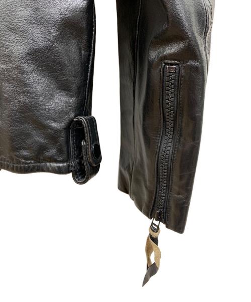 Schott（ショット）Schott (ショット) レザージャケット ブラック サイズ:Lの古着・服飾アイテム