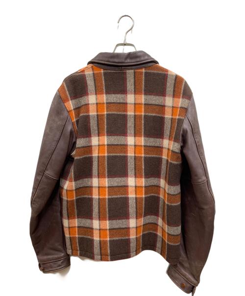 Pherrow's（フェローズ）PHERROW'S (フェローズ) レザージャケット ブラウン サイズ:LARGEの古着・服飾アイテム