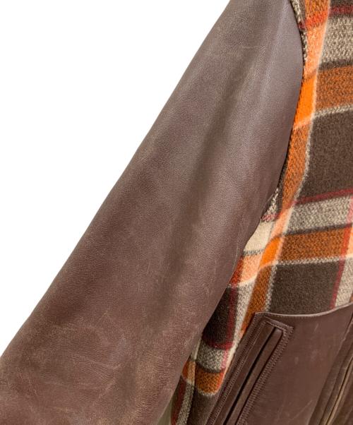 Pherrow's（フェローズ）PHERROW'S (フェローズ) レザージャケット ブラウン サイズ:LARGEの古着・服飾アイテム