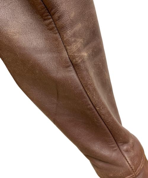 Pherrow's（フェローズ）PHERROW'S (フェローズ) レザージャケット ブラウン サイズ:LARGEの古着・服飾アイテム