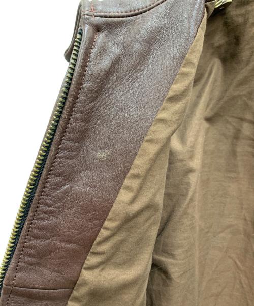 Pherrow's（フェローズ）PHERROW'S (フェローズ) レザージャケット ブラウン サイズ:LARGEの古着・服飾アイテム