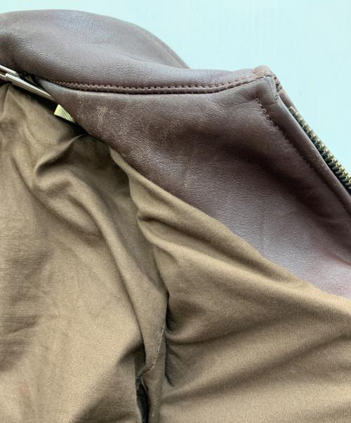 Pherrow's（フェローズ）PHERROW'S (フェローズ) レザージャケット ブラウン サイズ:LARGEの古着・服飾アイテム