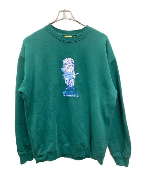 Dime（ダイム）Dime (ダイム) スウェット グリーン サイズ:XXLの古着・服飾アイテム