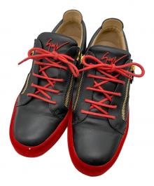 GIUSEPPE ZANOTTI（ジュゼッペザノッティ）の古着「シューズ」｜ブラック×レッド