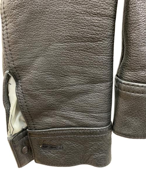 LEE（リー）LEE (リー) FREAK'S STORE (フリークスストア) レザージャケット ブラック サイズ:Mの古着・服飾アイテム