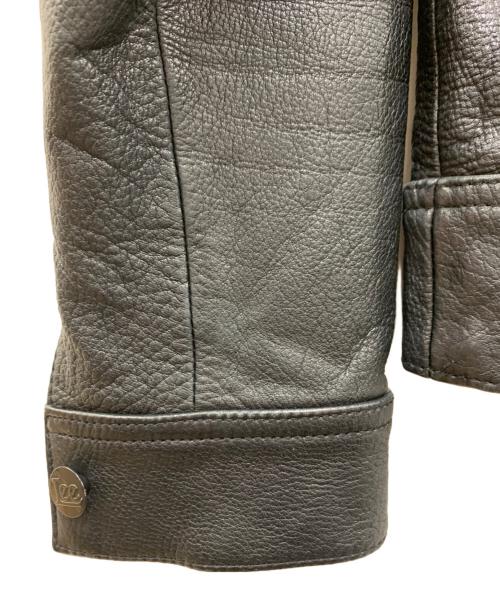 LEE（リー）LEE (リー) FREAK'S STORE (フリークスストア) レザージャケット ブラック サイズ:Mの古着・服飾アイテム