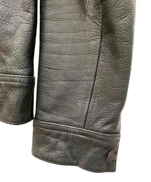 LEE（リー）LEE (リー) FREAK'S STORE (フリークスストア) レザージャケット ブラック サイズ:Mの古着・服飾アイテム