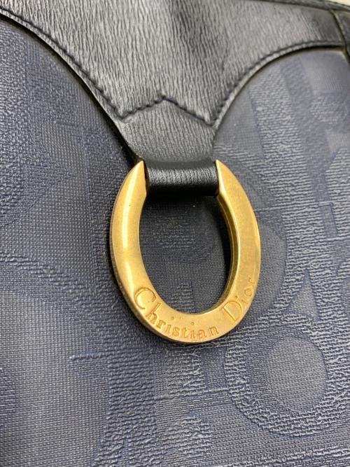 Christian Dior（クリスチャン ディオール）Christian Dior (クリスチャン ディオール) ボストンバッグ ネイビーの古着・服飾アイテム