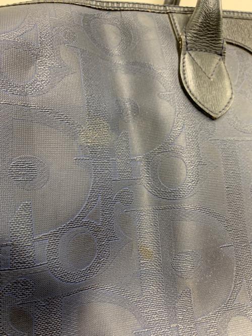 Christian Dior（クリスチャン ディオール）Christian Dior (クリスチャン ディオール) ボストンバッグ ネイビーの古着・服飾アイテム