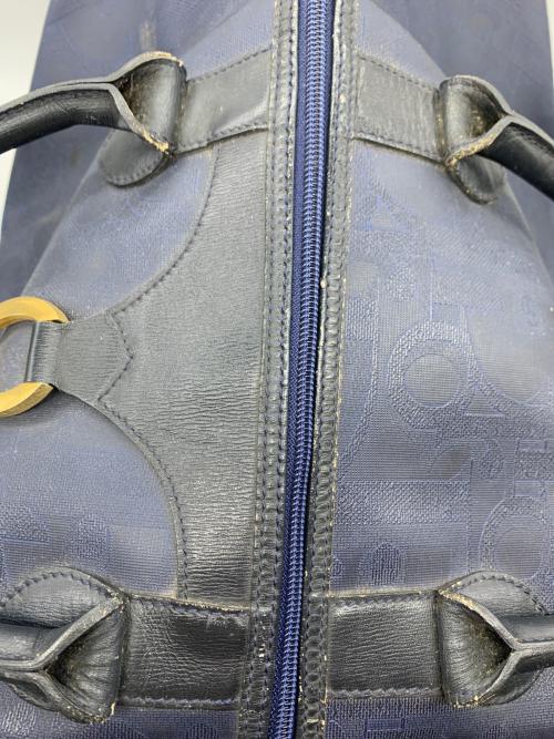 Christian Dior（クリスチャン ディオール）Christian Dior (クリスチャン ディオール) ボストンバッグ ネイビーの古着・服飾アイテム