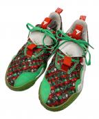 adidasアディダス）の古着「バスケットシューズ」｜グリーン×レッド