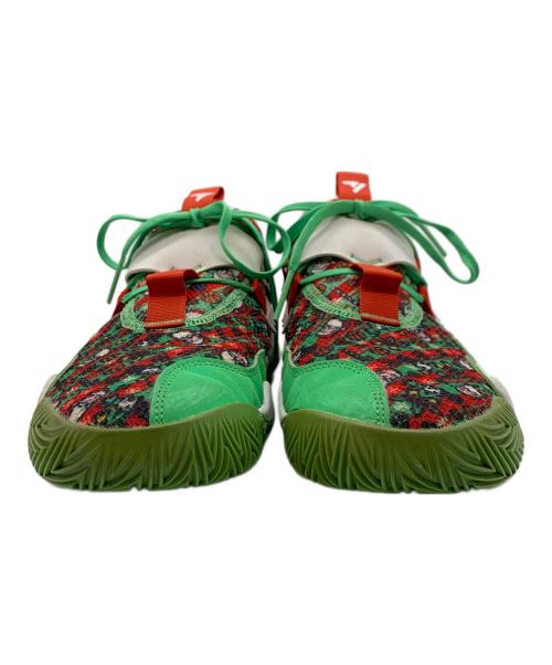 adidas（アディダス）adidas (アディダス) バスケットシューズ グリーン×レッド サイズ:27.5の古着・服飾アイテム