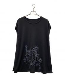 ANNA STESIA（アンナステージア）の古着「ロングカットソー」｜ブラック