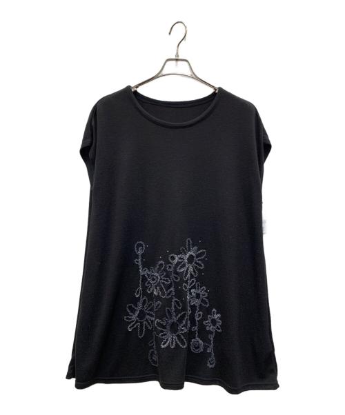 ANNA STESIA（アンナステージア）ANNA STESIA (アンナステージア) ロングカットソー ブラック サイズ:44 未使用品の古着・服飾アイテム