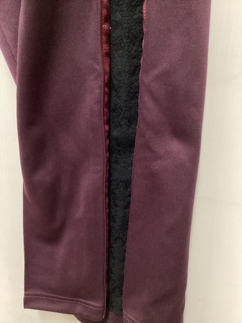 HARE（ハレ）HARE (ハレ) サイドジップシークレットジャガードラインパンツ ブラウン サイズ:FREEの古着・服飾アイテム