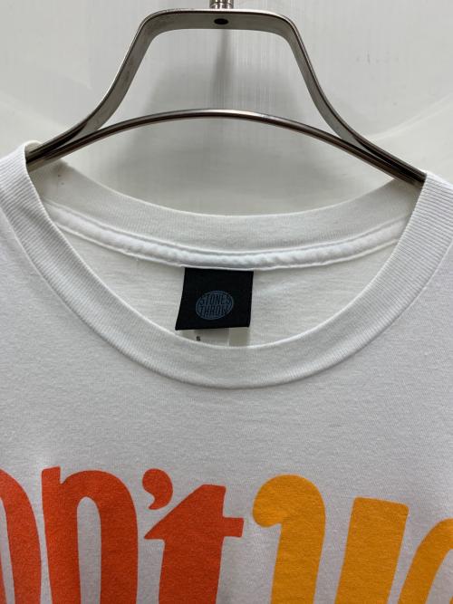 STONES THROW（ストーンズ スロウ）STONES THROW (ストーンズ スロウ) 半袖カットソー ホワイト サイズ:Sの古着・服飾アイテム