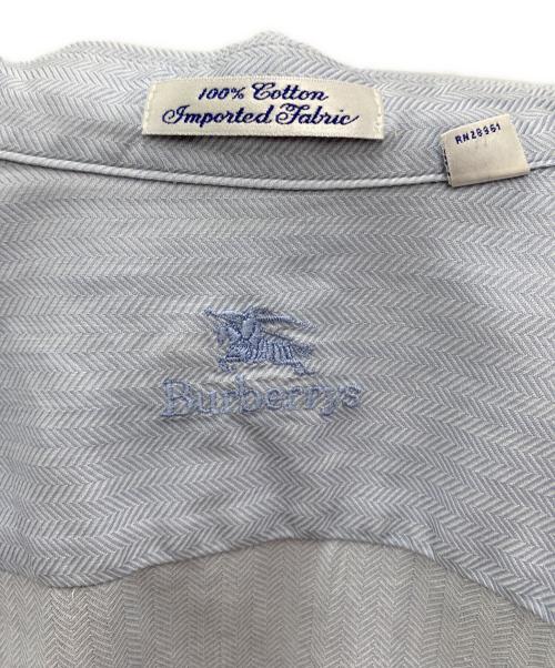 Burberry's（バーバリーズ）Burberry's (バーバリーズ) 長袖シャツ スカイブルー サイズ:SIZE15の古着・服飾アイテム