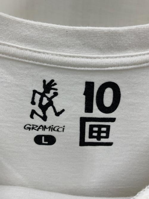 GRAMICCI（グラミチ）GRAMICCI (グラミチ) TENBOX (テンボックス) 半袖Tシャツ ホワイト サイズ:Lの古着・服飾アイテム