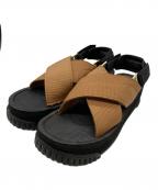 shakaシャカ）の古着「サンダル」｜ブラック×ブラウン