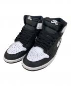 NIKEナイキ）の古着「ハイカットスニーカー」｜ブラック×ホワイト