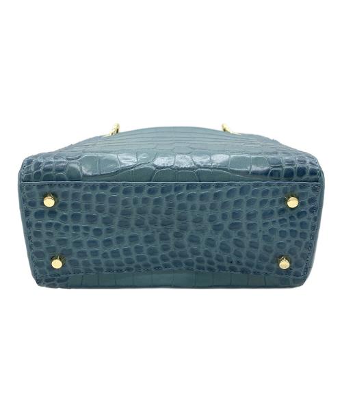 mieno（ミーノ）mieno (ミーノ) ハンドバッグ ブルーの古着・服飾アイテム