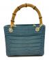 mieno (ミーノ) ハンドバッグ ブルー：6000円