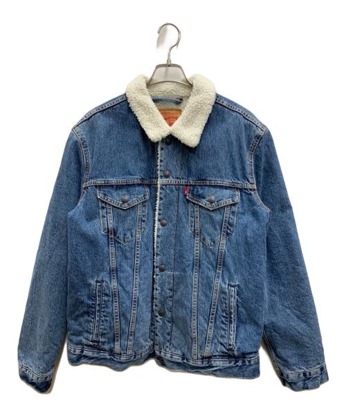 LEVI'S（リーバイス）LEVI'S (リーバイス) ボアデニムジャケット インディゴ サイズ:Lの古着・服飾アイテム
