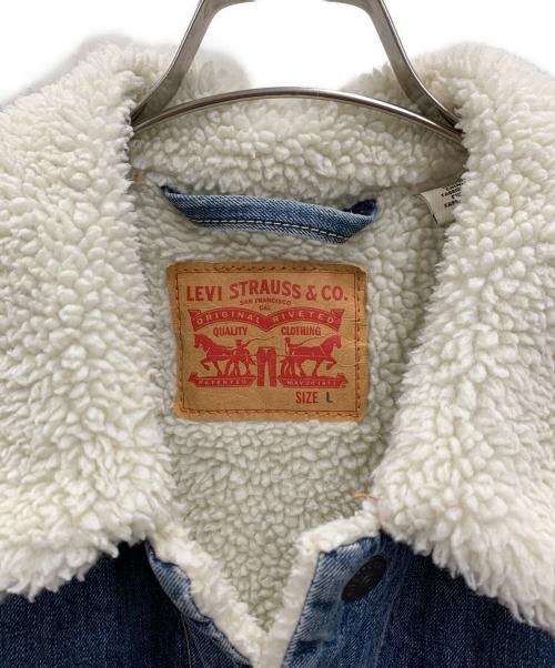 LEVI'S（リーバイス）LEVI'S (リーバイス) ボアデニムジャケット インディゴ サイズ:Lの古着・服飾アイテム