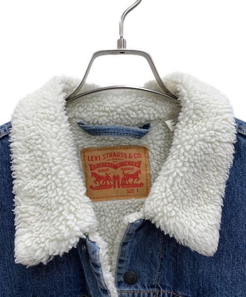 LEVI'S（リーバイス）LEVI'S (リーバイス) ボアデニムジャケット インディゴ サイズ:Lの古着・服飾アイテム
