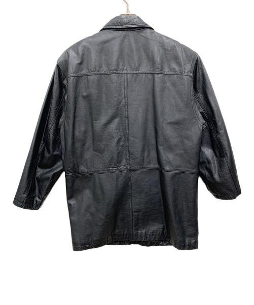 givet（ジヴェ）givet (ジヴェ) レザージャケット ブラック サイズ:Lの古着・服飾アイテム