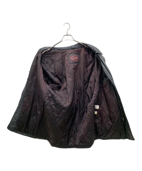 givet（ジヴェ）givet (ジヴェ) レザージャケット ブラック サイズ:Lの古着・服飾アイテム